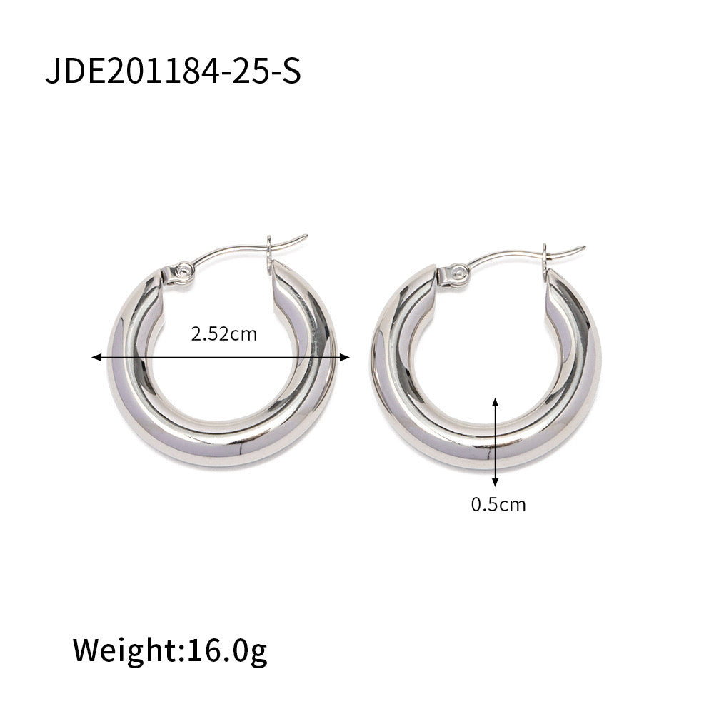 Stainless steel hoops collection