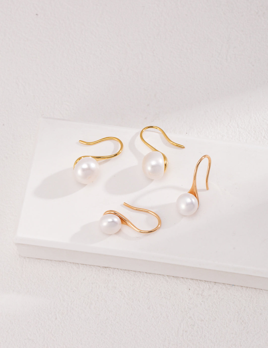 Spoon Freshwater Pearl Earrings