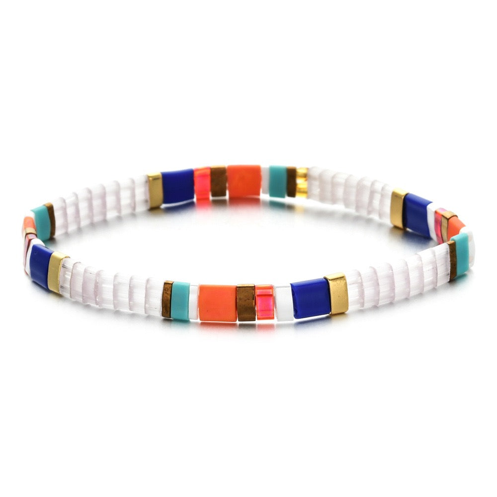 Japanese tila beads bracelet