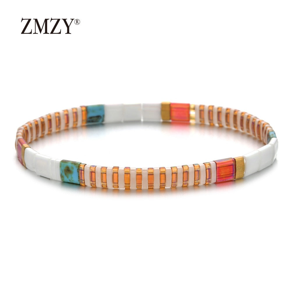 Japanese tila beads bracelet