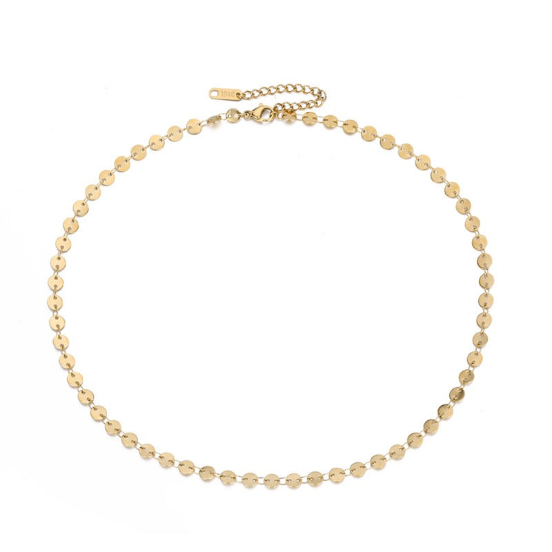 Little round chips choker