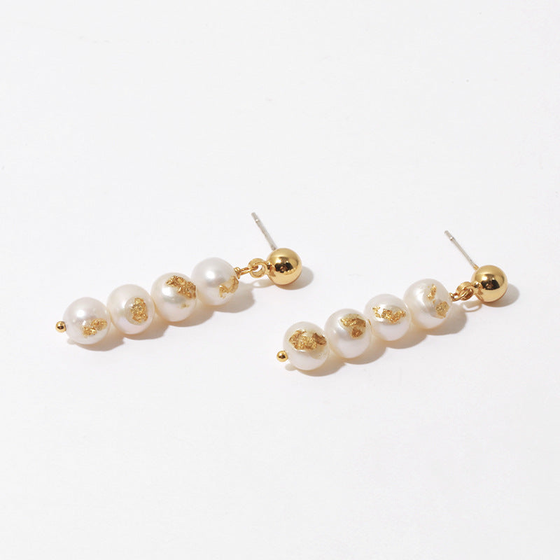 Pearls beads earrings