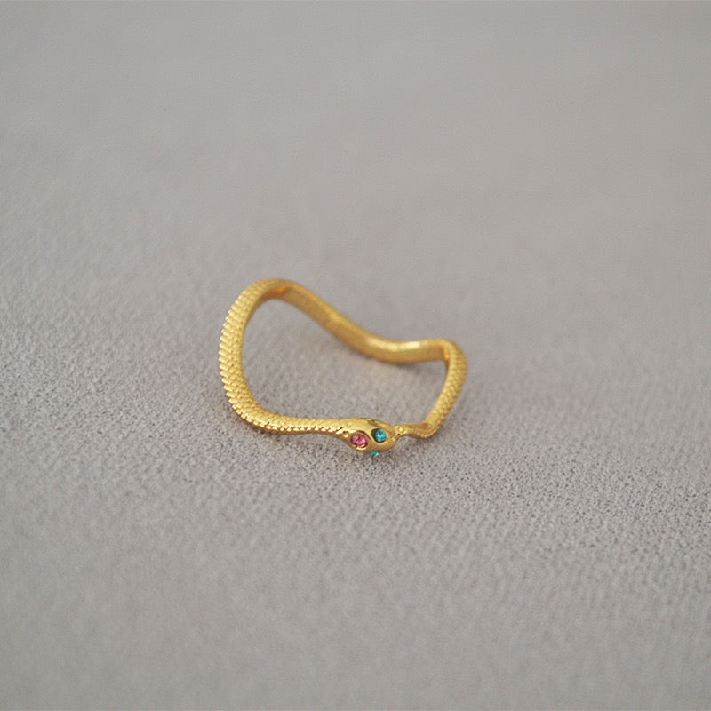 Cute snake ring