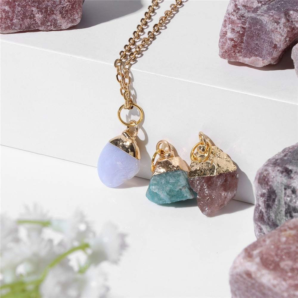 Natural stones spiritual necklace collections