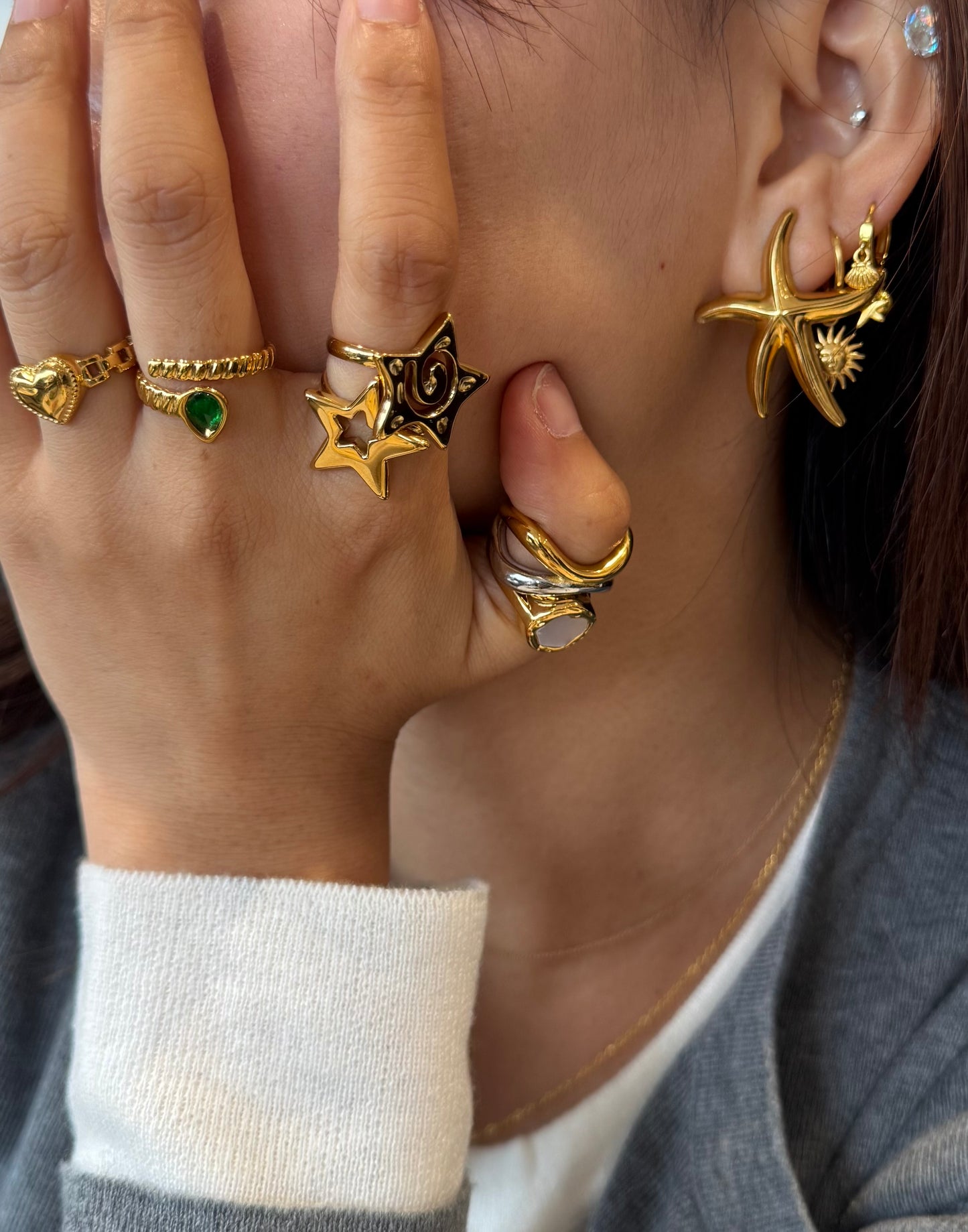 Twilight snake rings