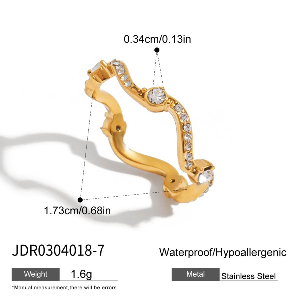 Big eye statement ring