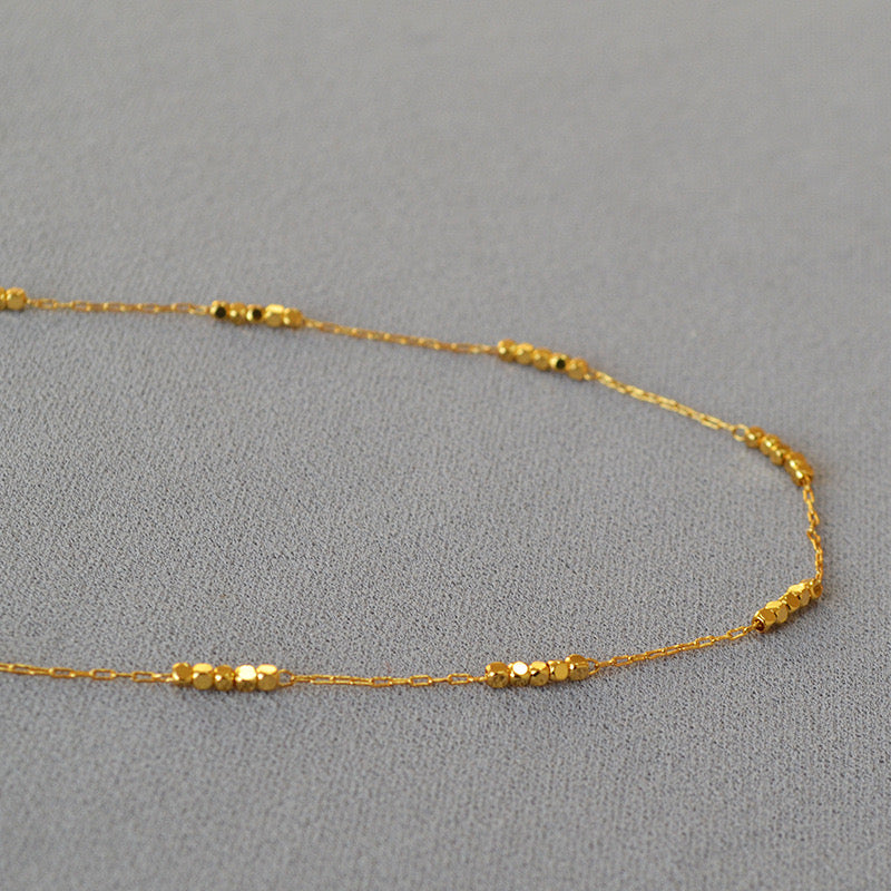 Rounds gold necklace