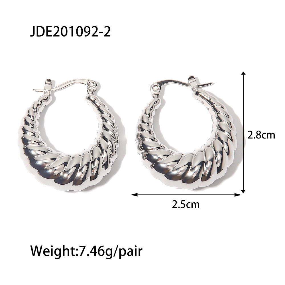 Stainless steel hoops collection