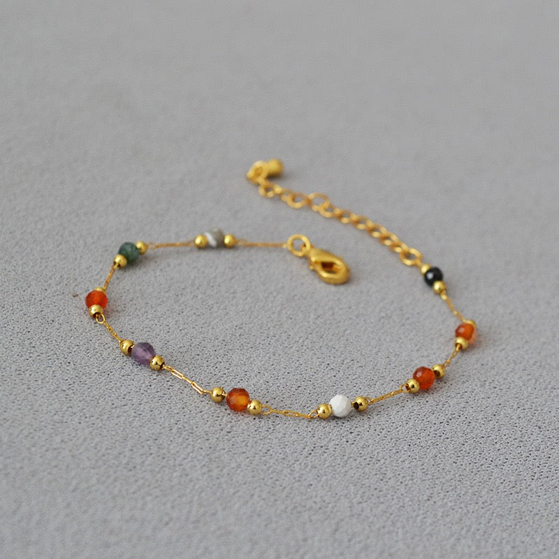 Rainbow stones bracelet