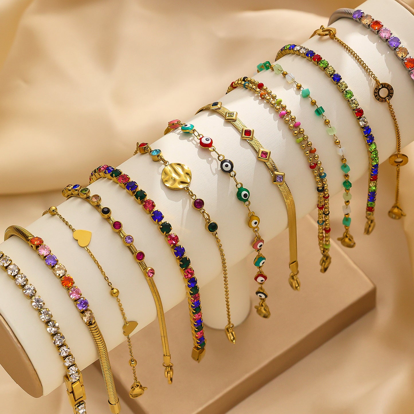 Colorful bracelets