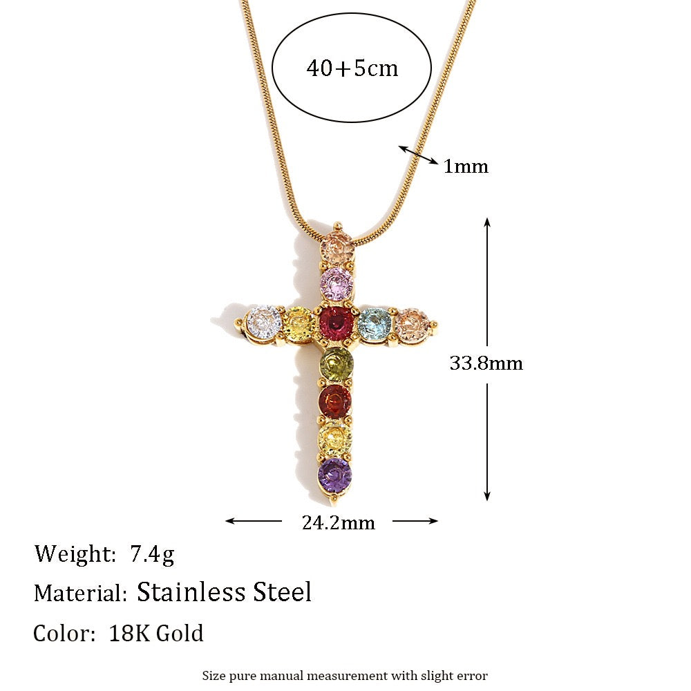 Barcelona cross necklaces