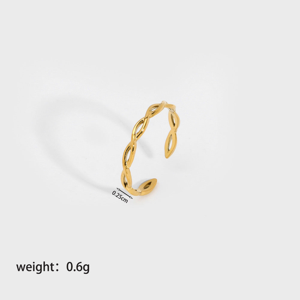 Infinity open band ring