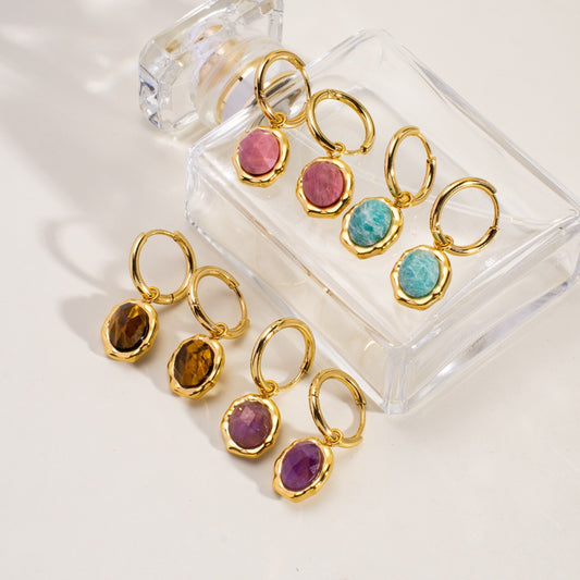 Natural stone hoops