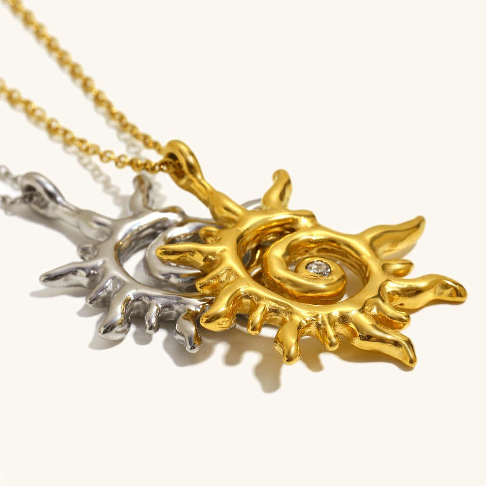 Zemmer sun necklace