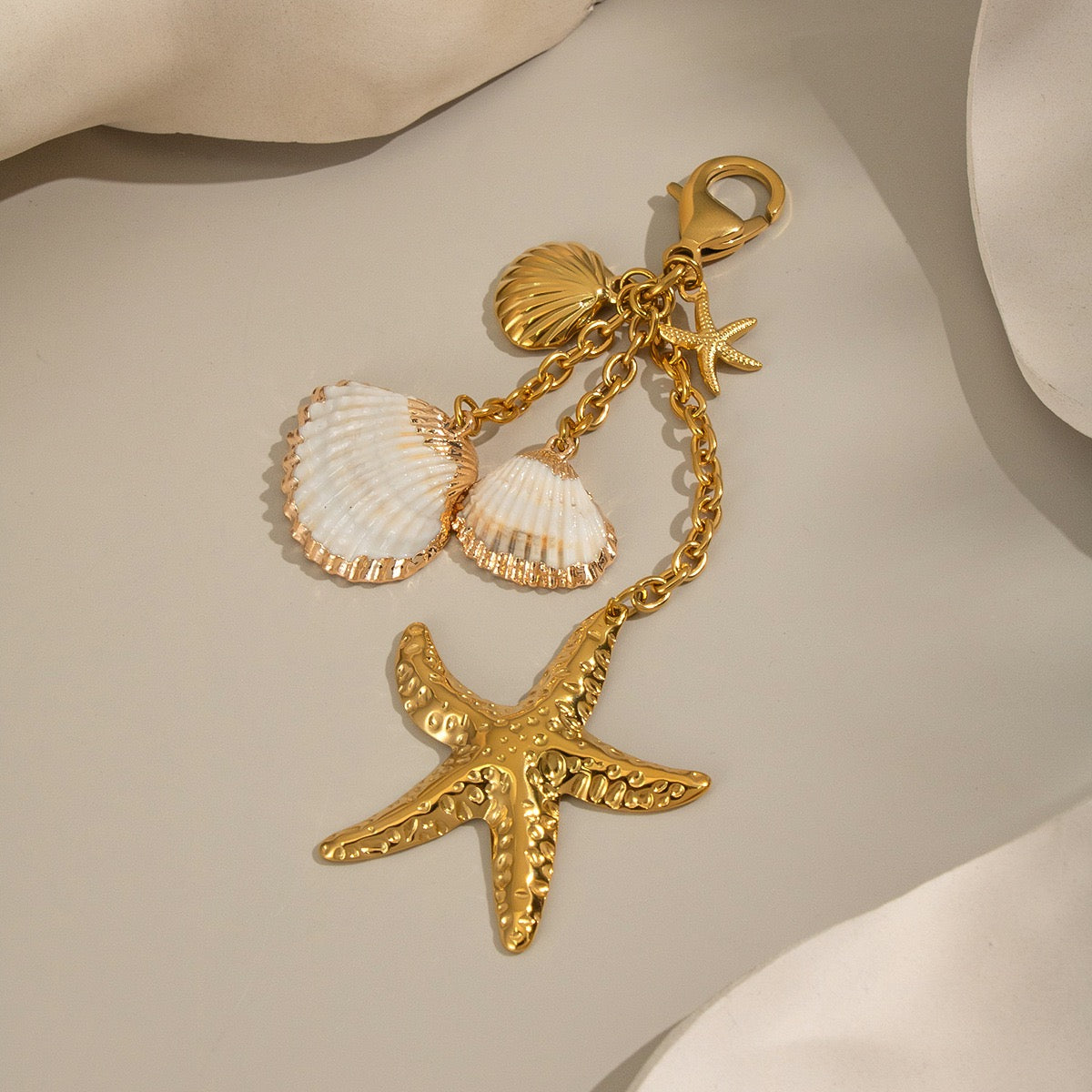 Beach side key chain / bikini pendant