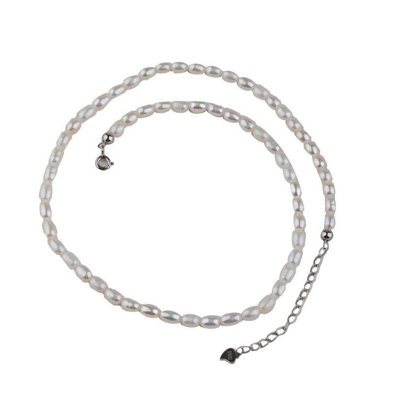 4mm freshwater pearls necklace