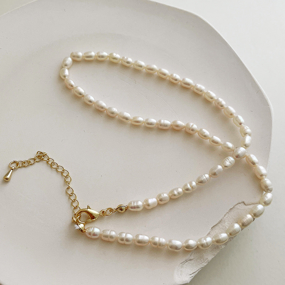 4-5mm freshwater pearls necklace