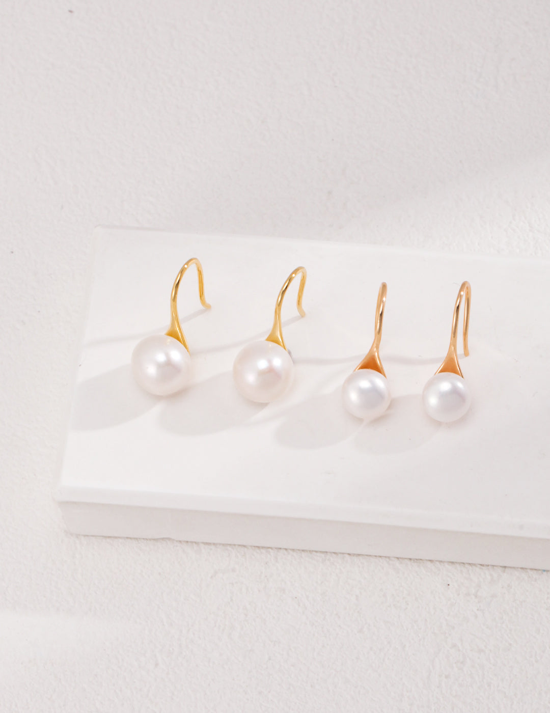 Spoon Freshwater Pearl Earrings