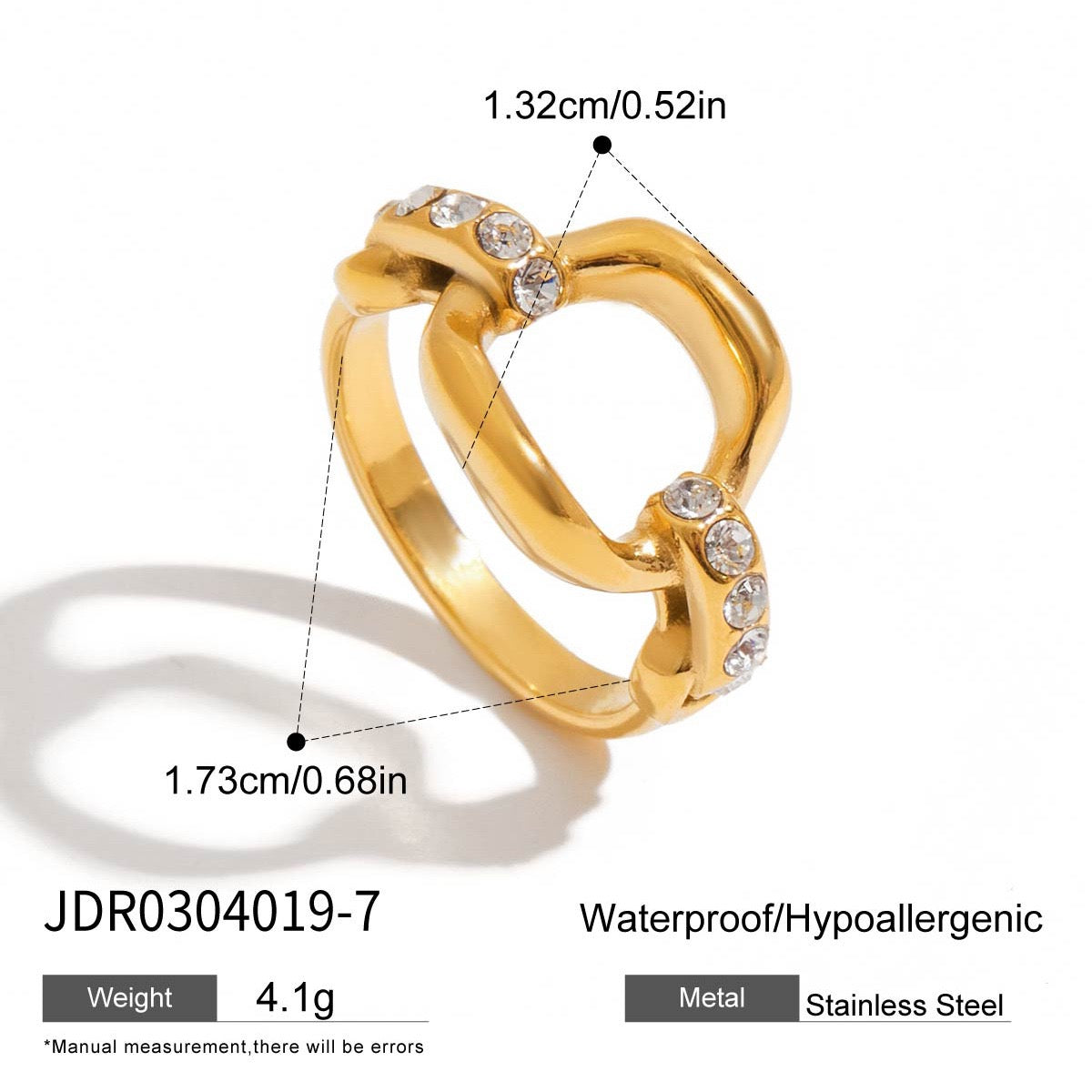 Big eye statement ring