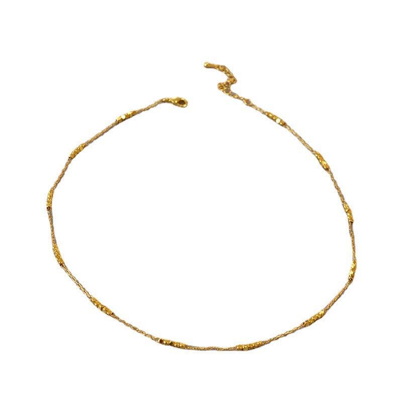 Rounds gold necklace