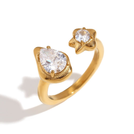 Dorren Double star rings