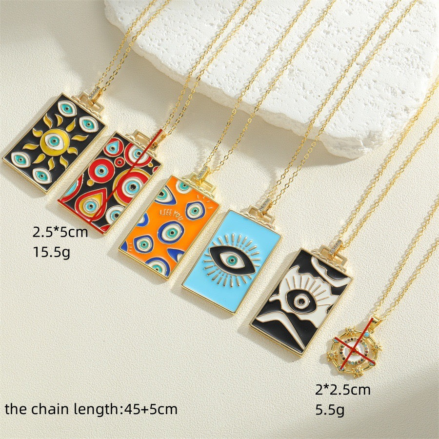 Tarot cards necklaces