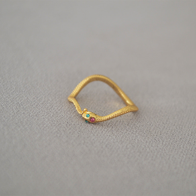 Cute snake ring