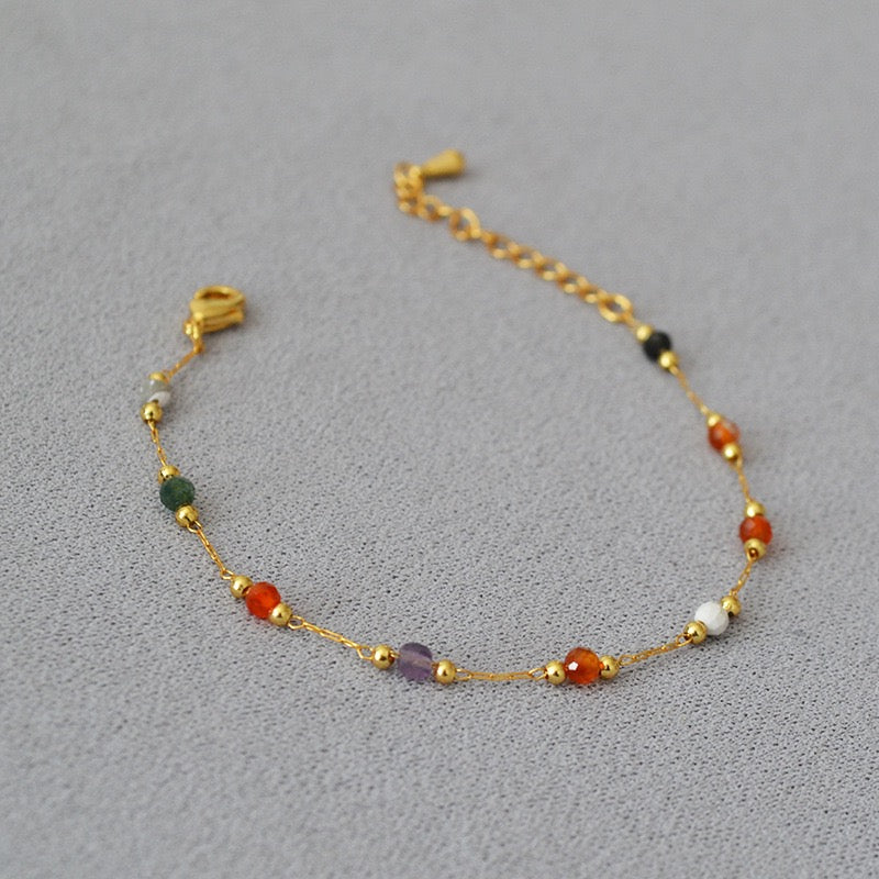 Rainbow stones bracelet