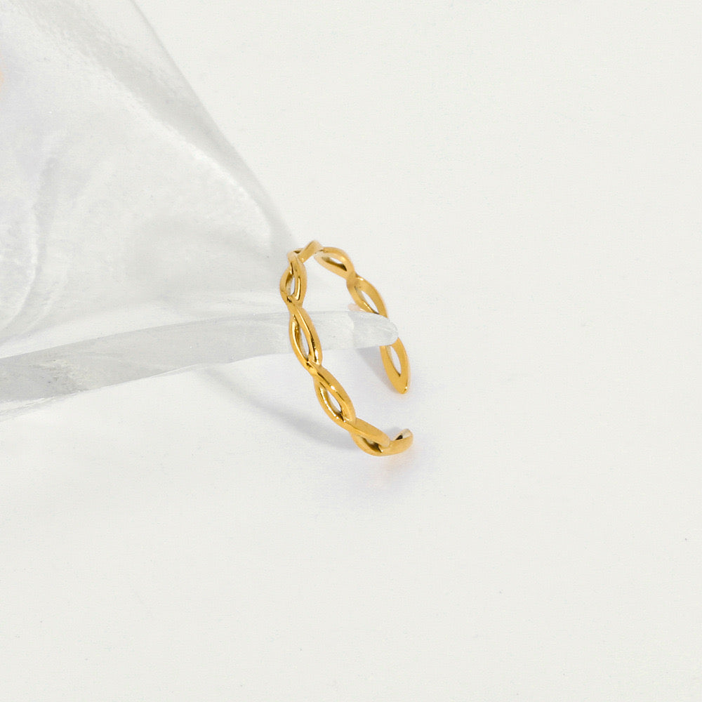 Infinity open band ring