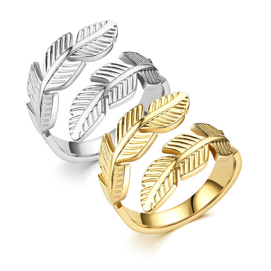 Double leaf rings