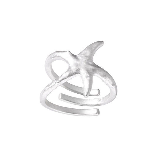 Sea star Silver ring