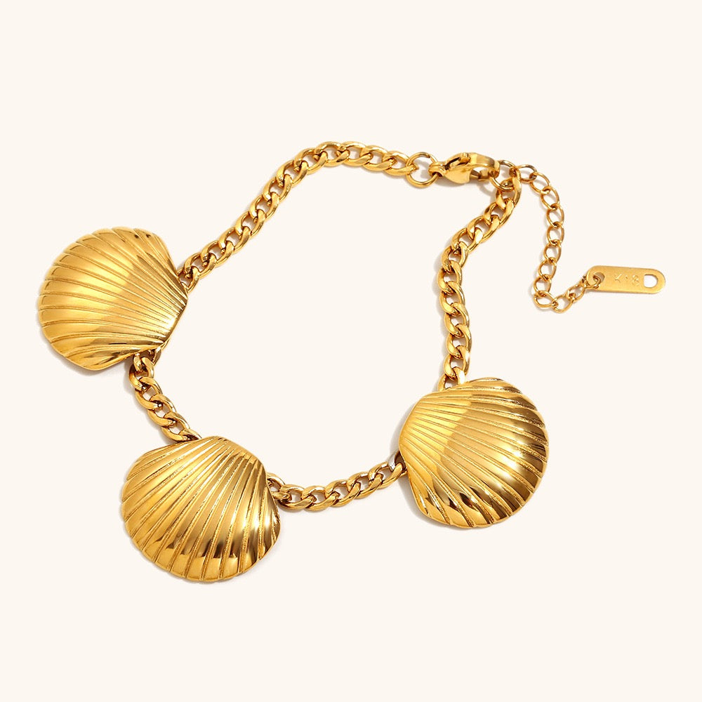 Big three shell bracelet