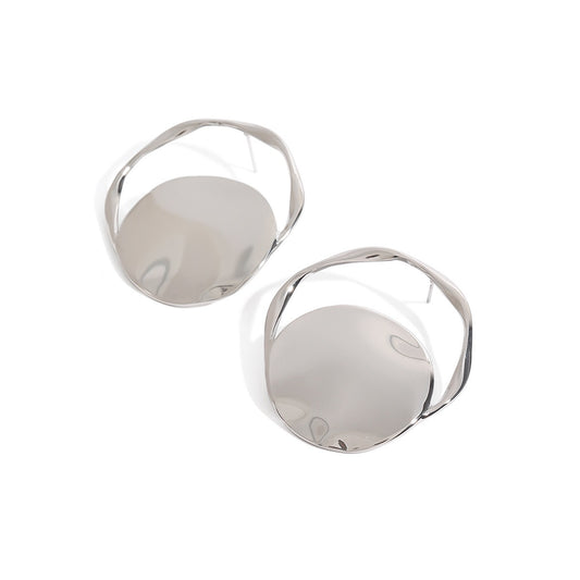 Statement hoop earrings