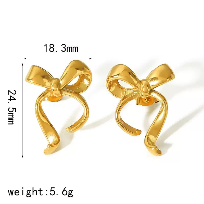 Annie bow earrings