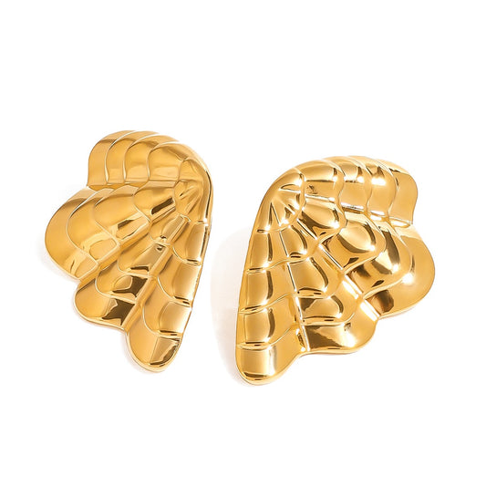 Shell wings earrings
