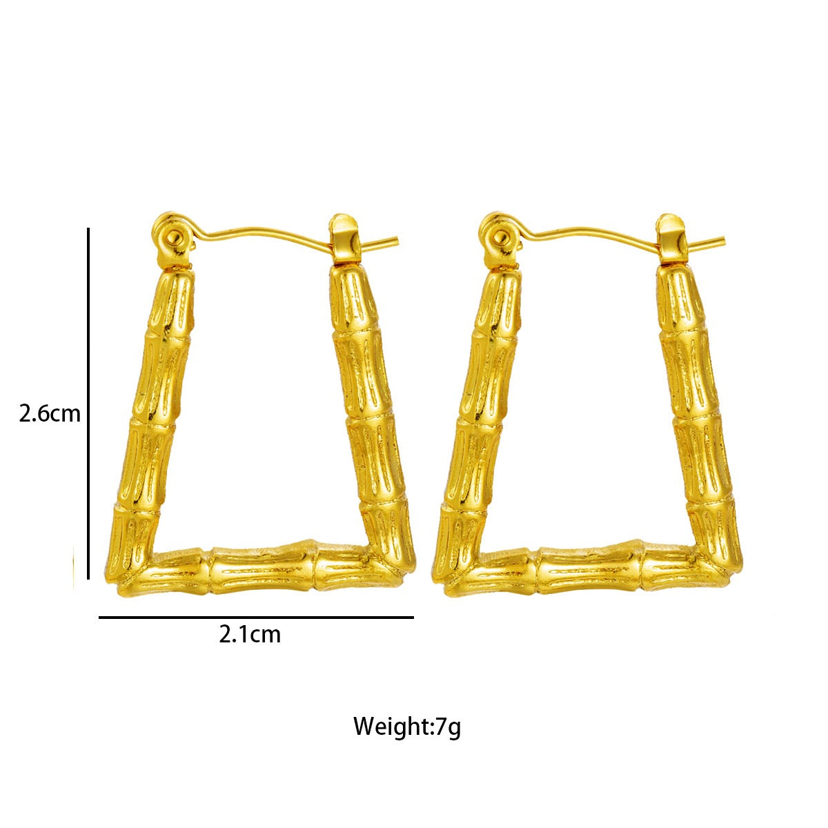 Banboo square hoops