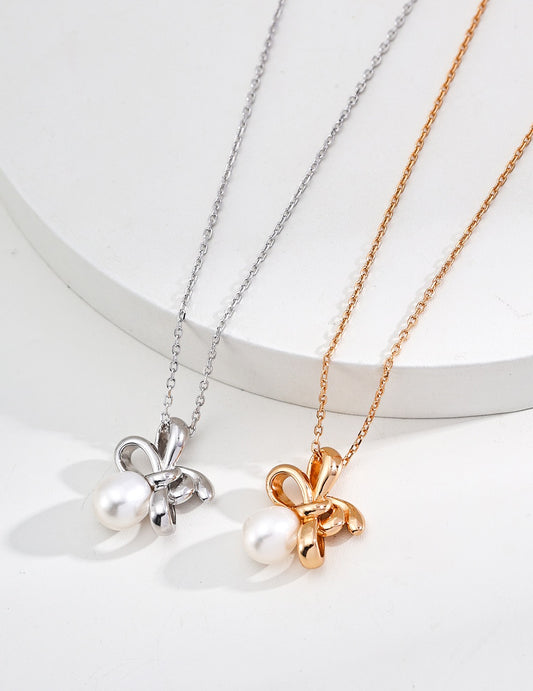 Kenya Bow Silver necklace