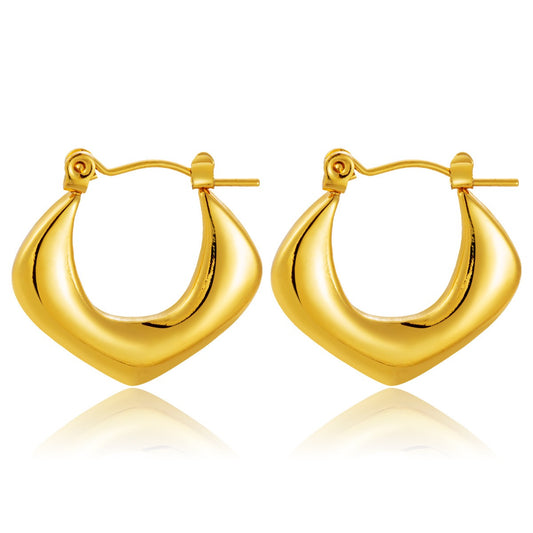 Dainty club hoops