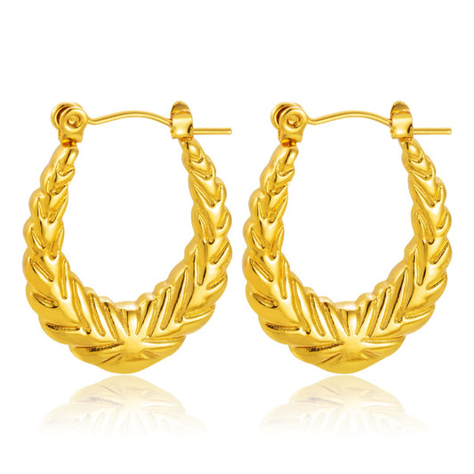 Ivy oval hoops