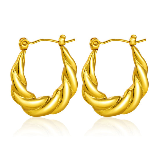 Alice twist hoops
