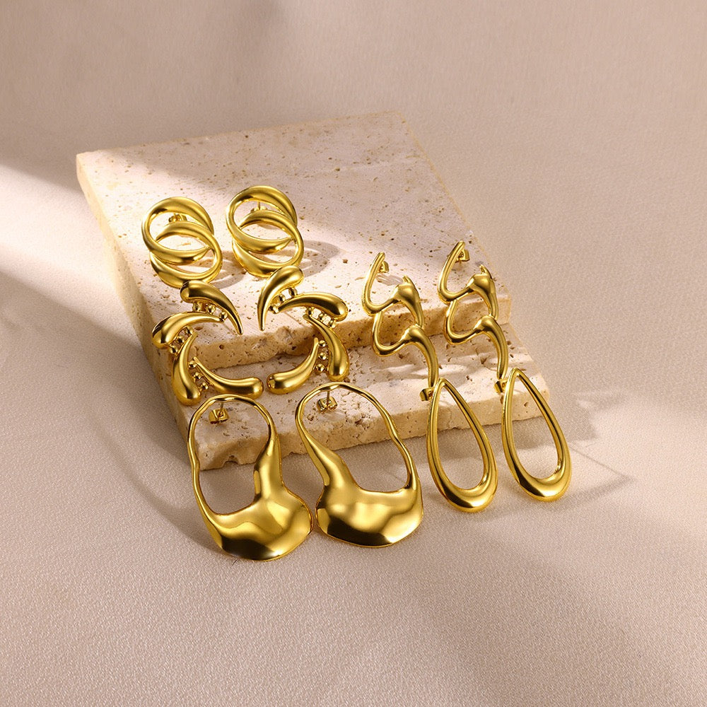 Water drop earrings
