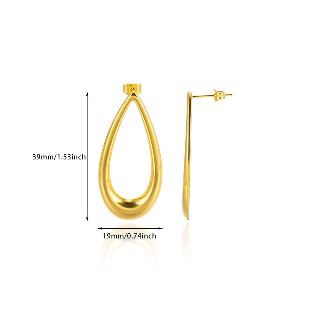 Water drop earrings