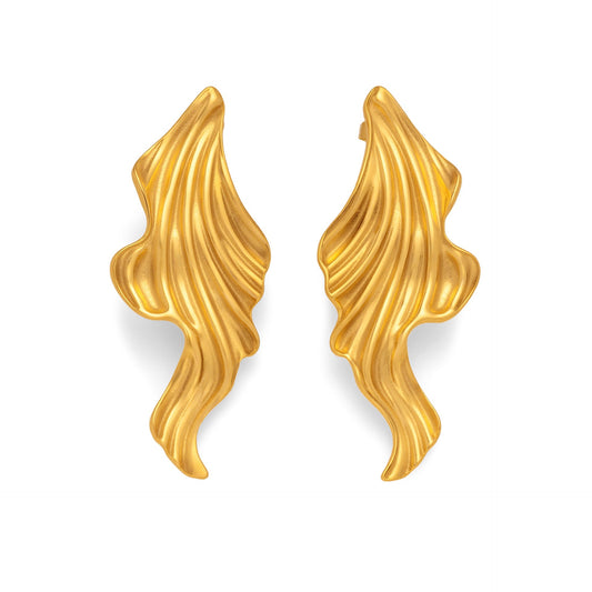 Seaweed earrings