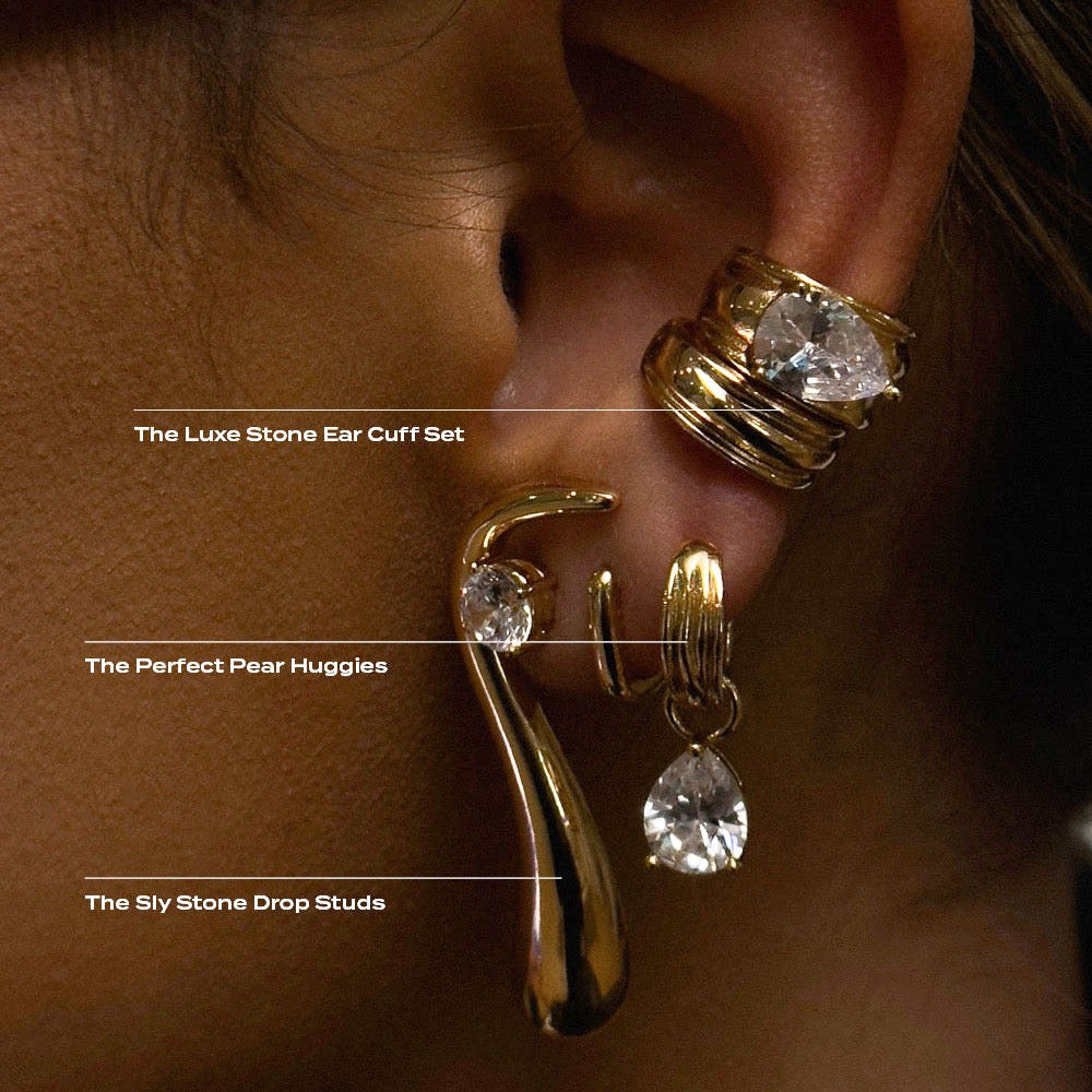 Gabriela uneven hoops earrings