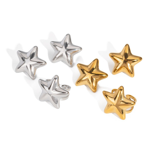 Shining star rings