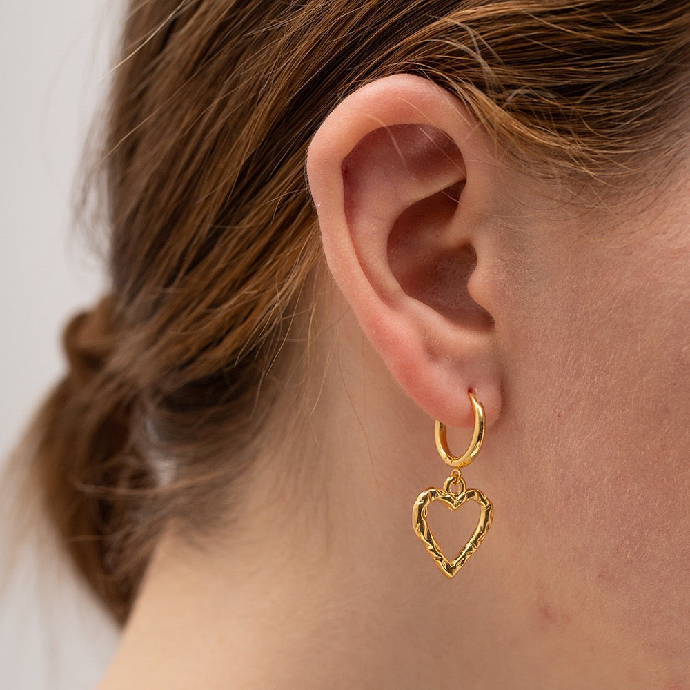 Balish heart earrings