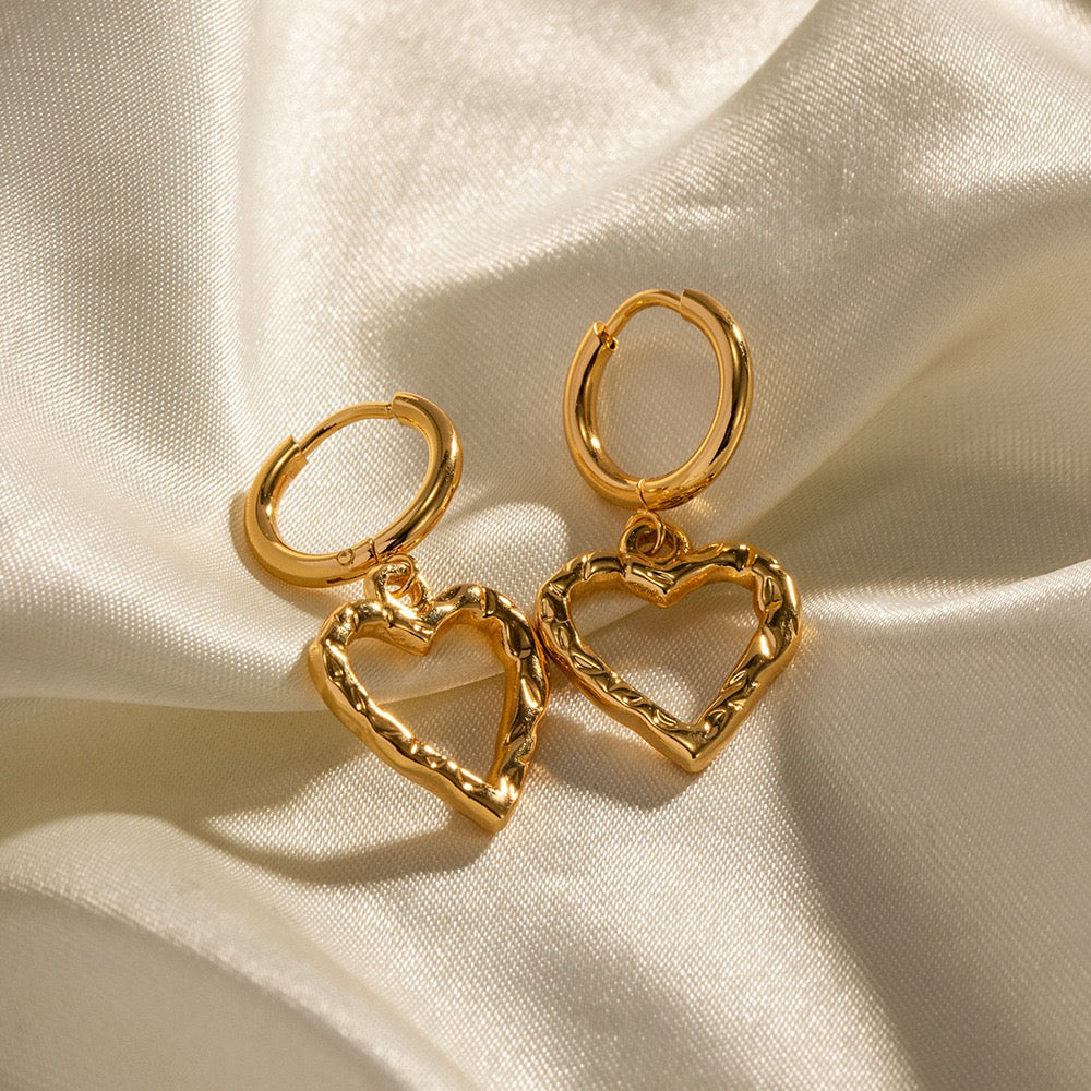 Balish heart earrings