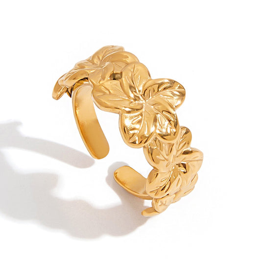 Money garden flower ring