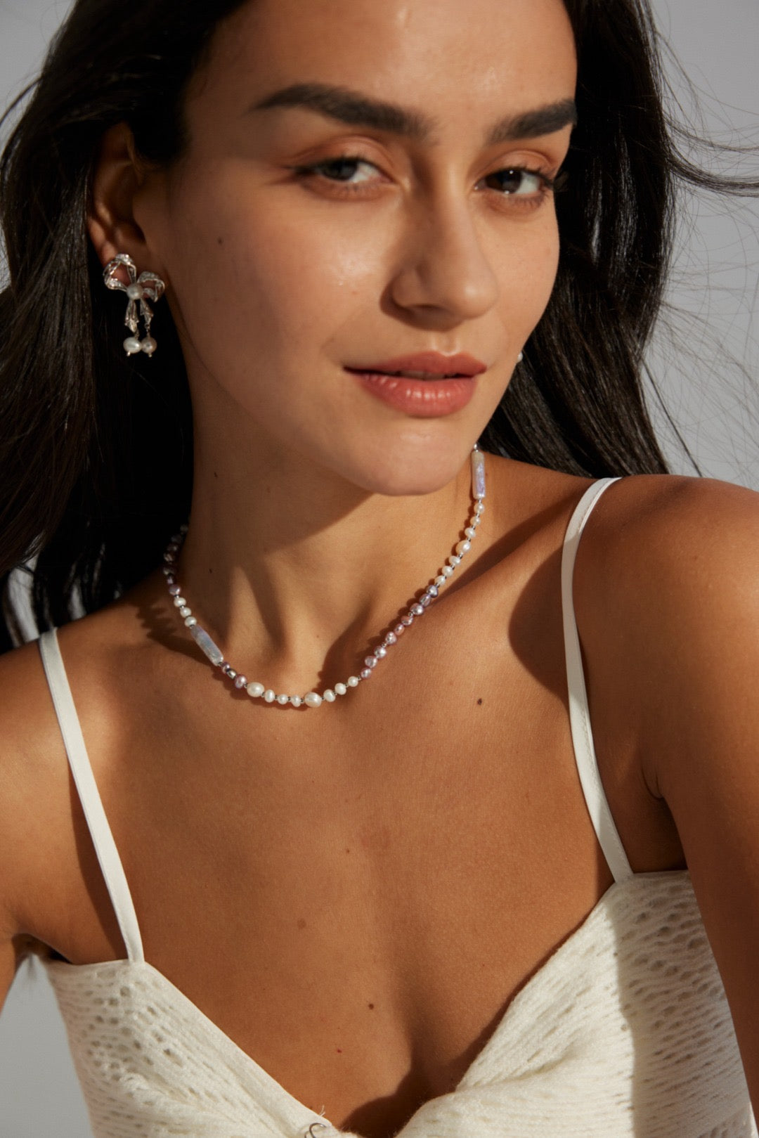 Syria Sweet little bow earrings