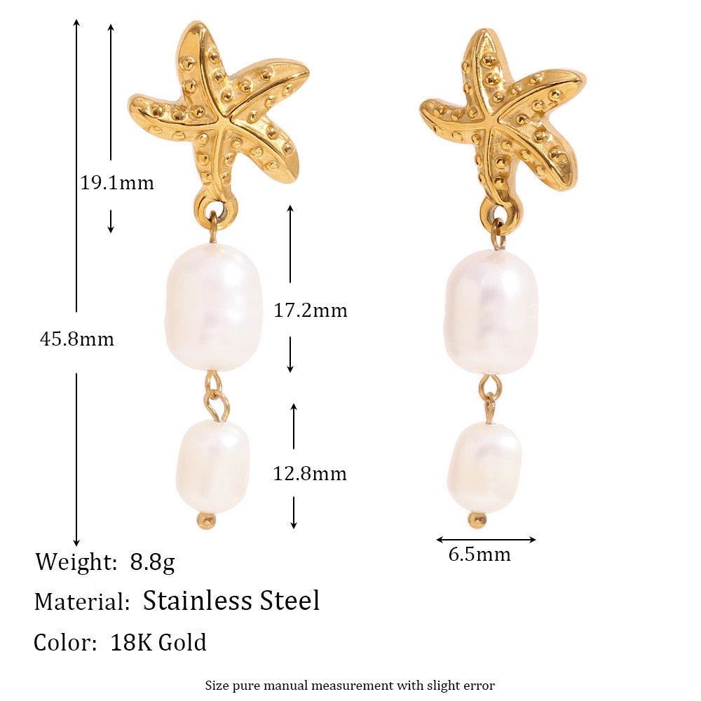 Seashell freshwater pearls collections